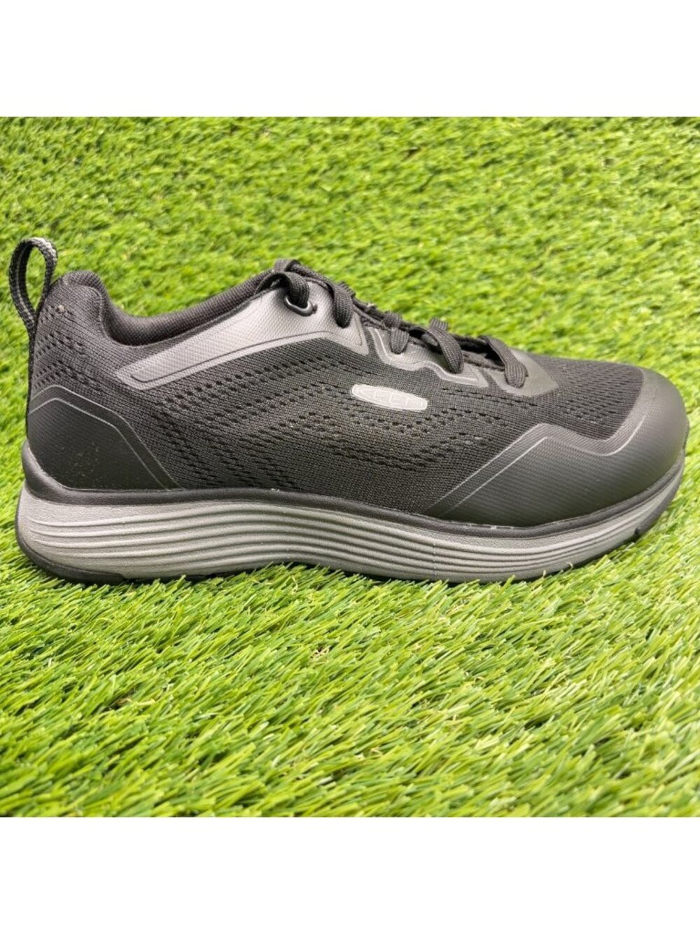 Keen Utility Sparta II Womens Size 8.5 Black Gray Alloy Toe Safety Work Shoes